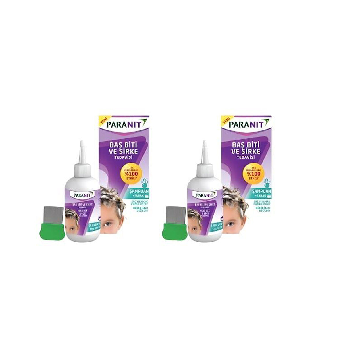 Paranit Bit Şampuanı 100 ml 2 Kutu