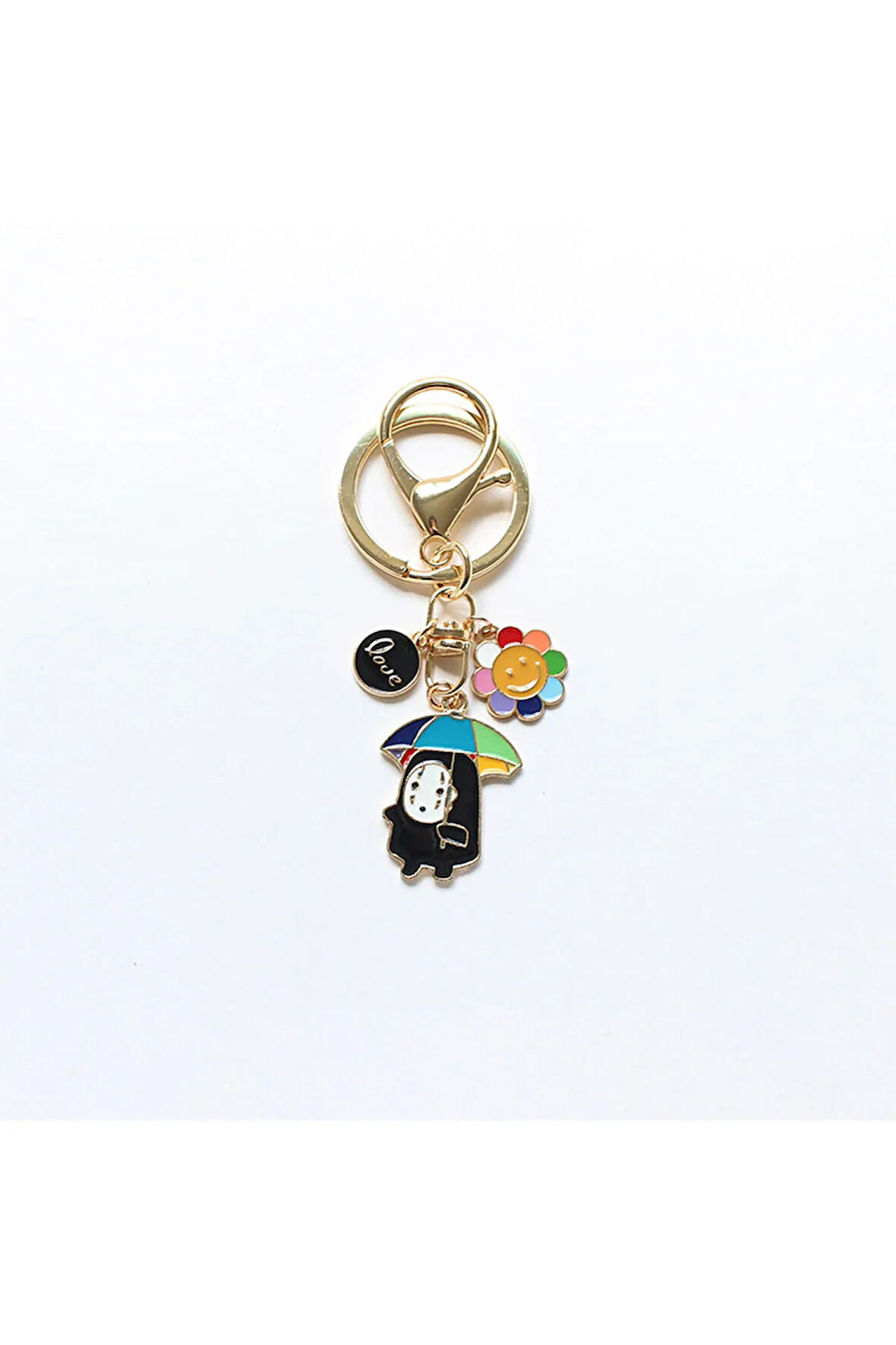 No Face (Kaonashi) Figürü Charm Anahtarlık