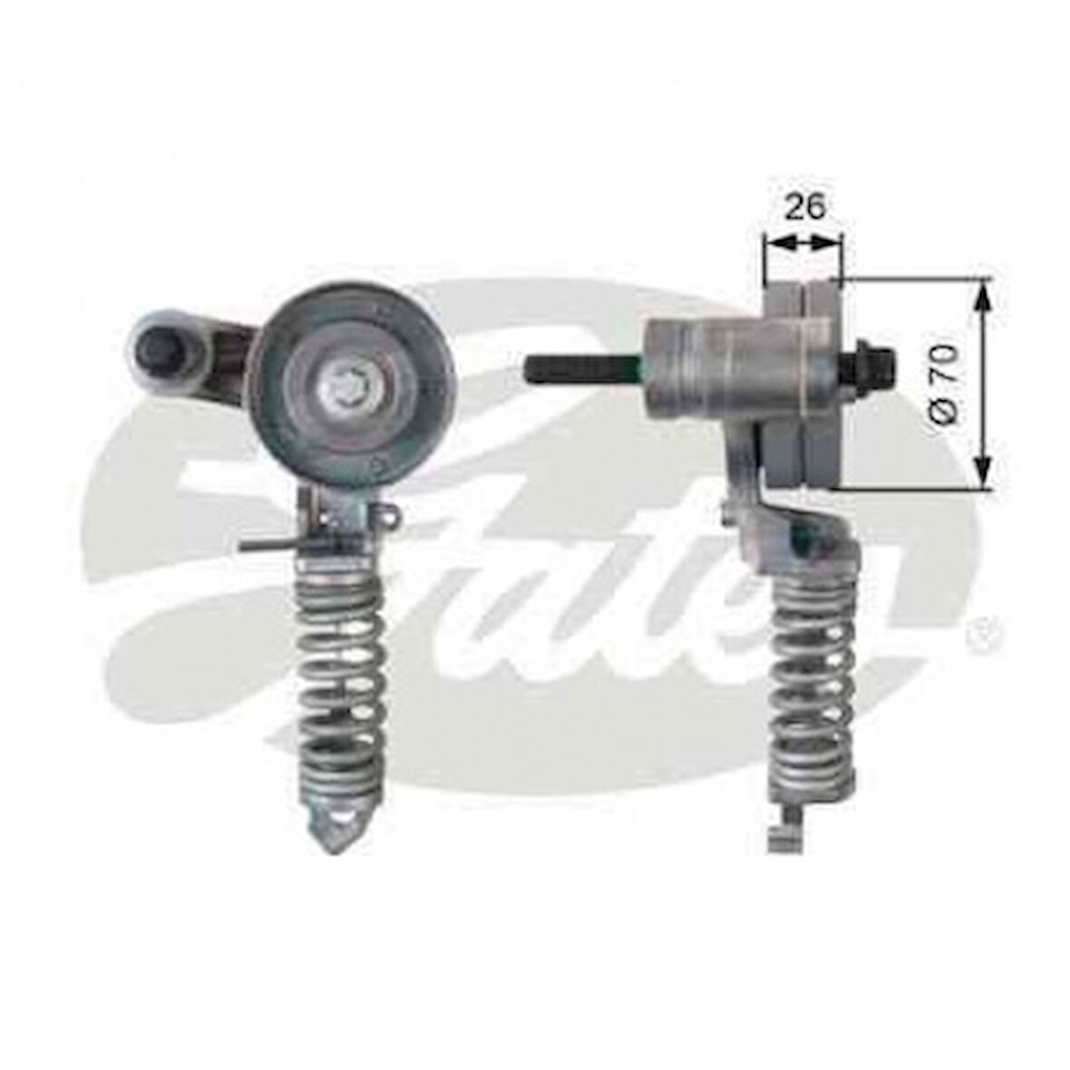 Opel V Kayıs Gergi Rulmanı - Komple - Gts T38344