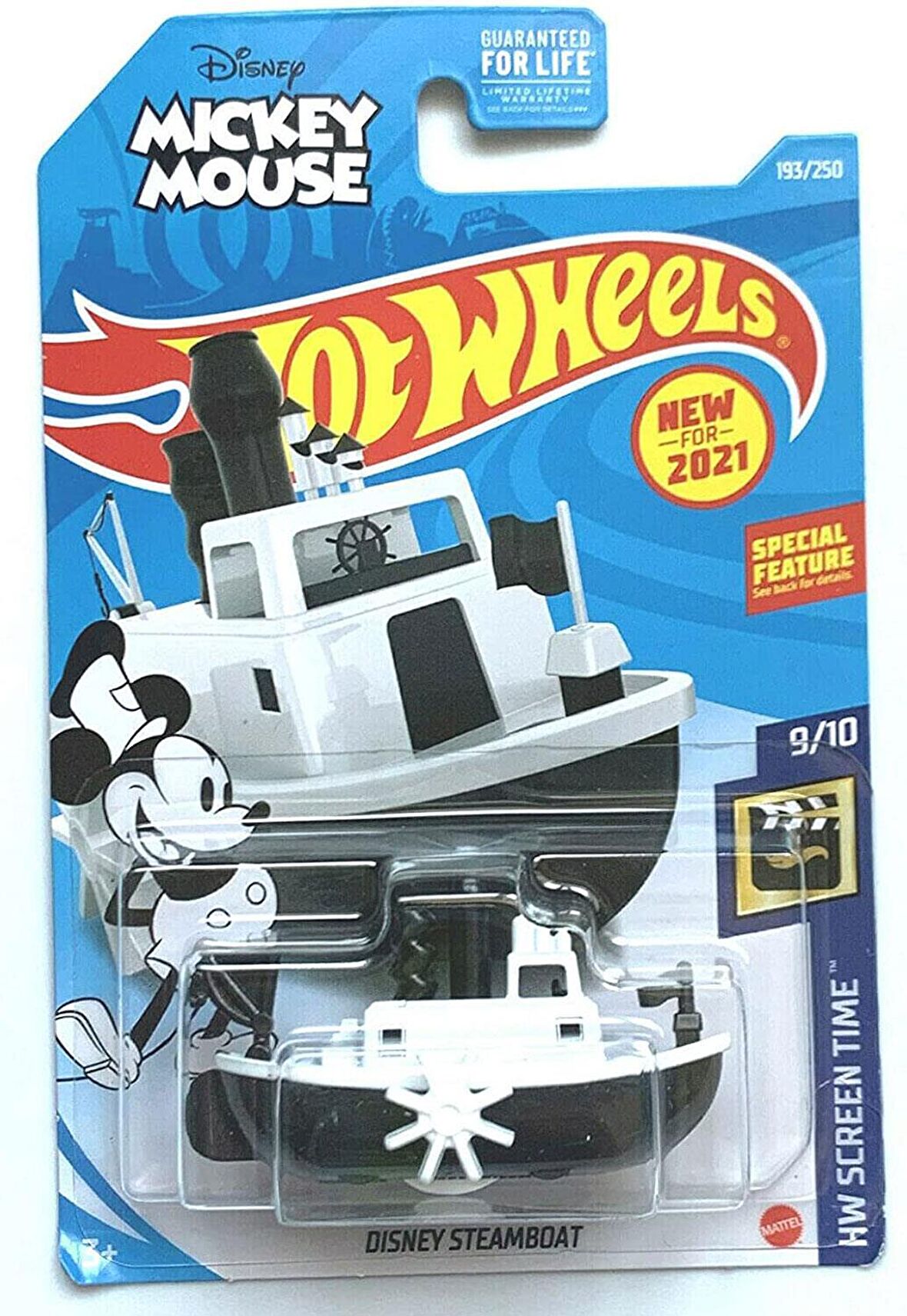 Disney Steamboat Hot Wheels Tekli Arabalar 1/64 Ölçek Metal Oyuncak Araba