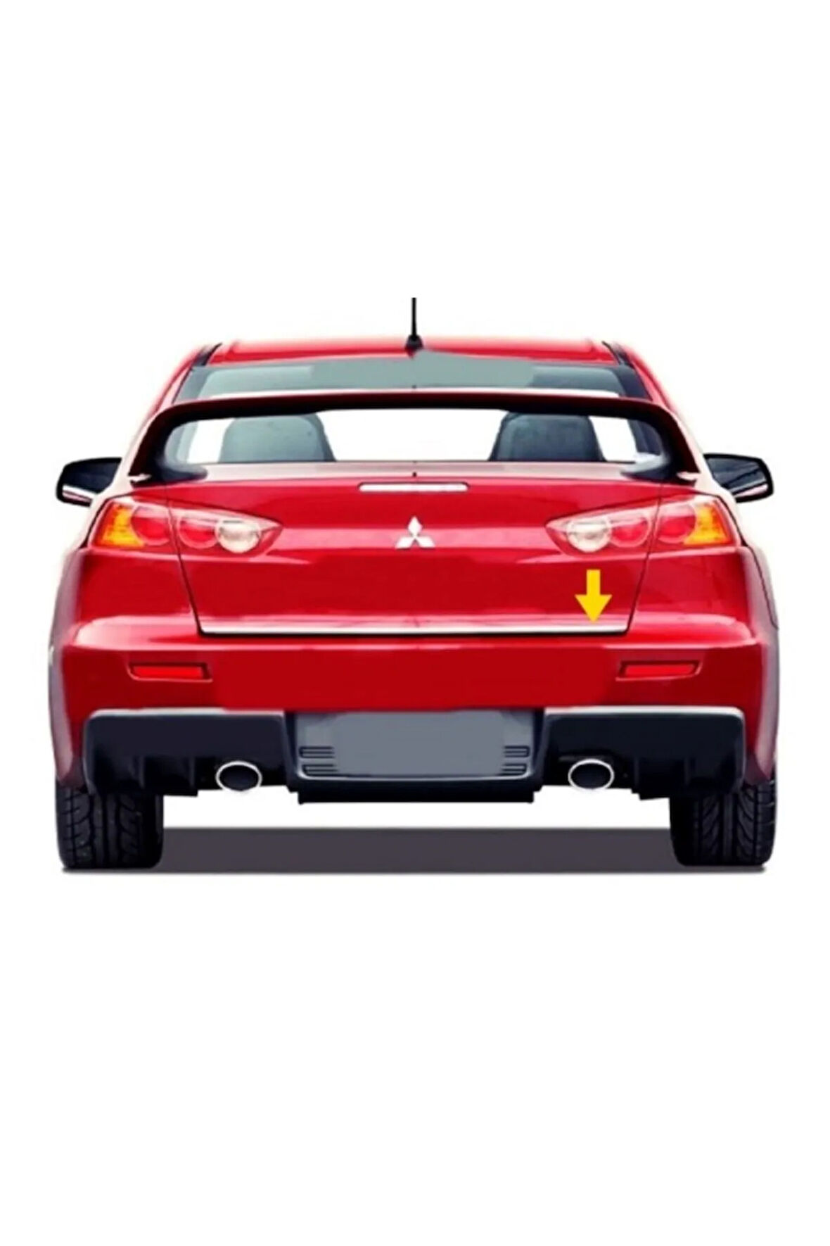Mitsubishi Lancer Krom Bagaj Alt Çıtası 2000-2007 Arası Paslanmaz Çelik