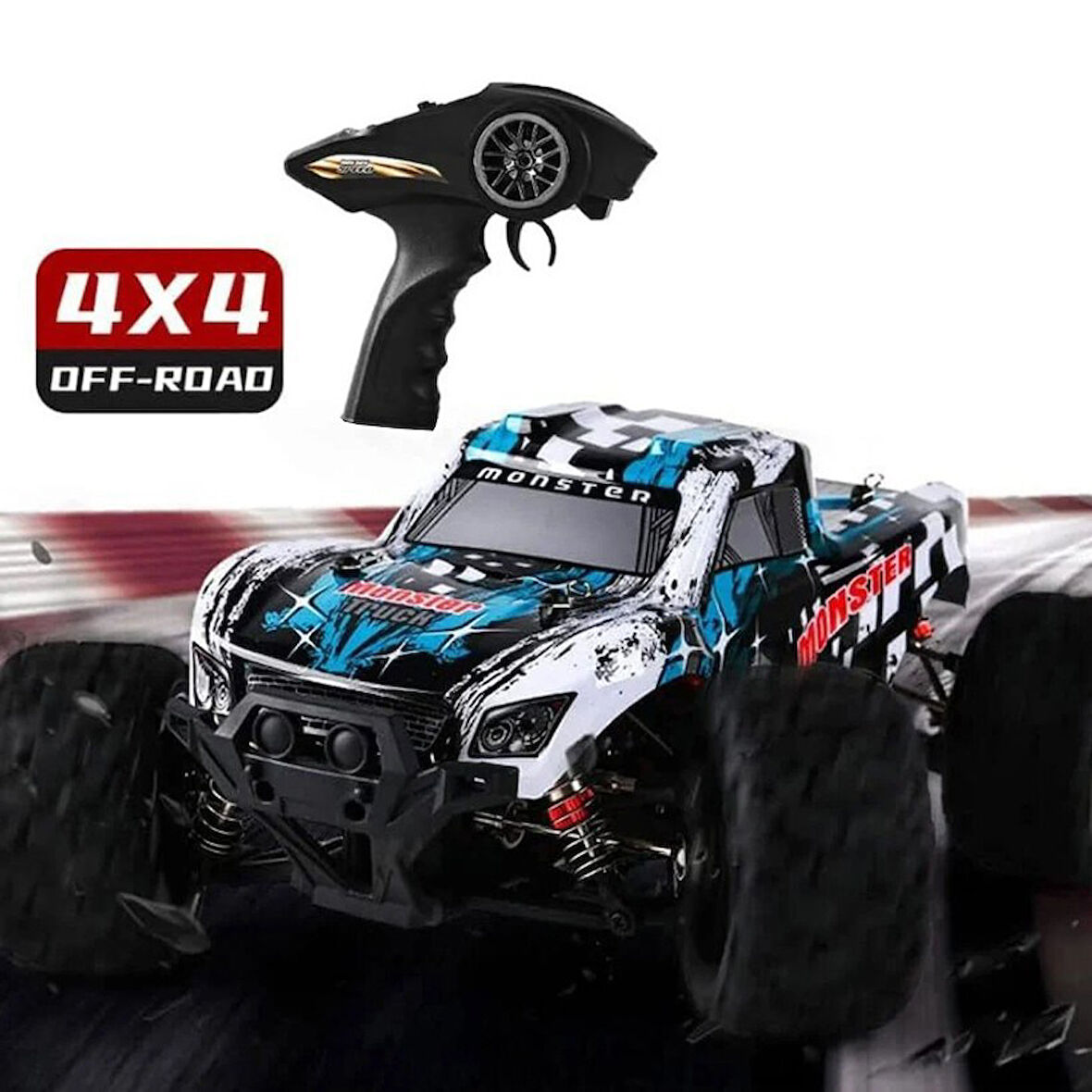 Uzaktan Kumandalı 1:16 70 km/hız Yapan Brusless Araba 4x4 Off-Road Kumandalı Araba