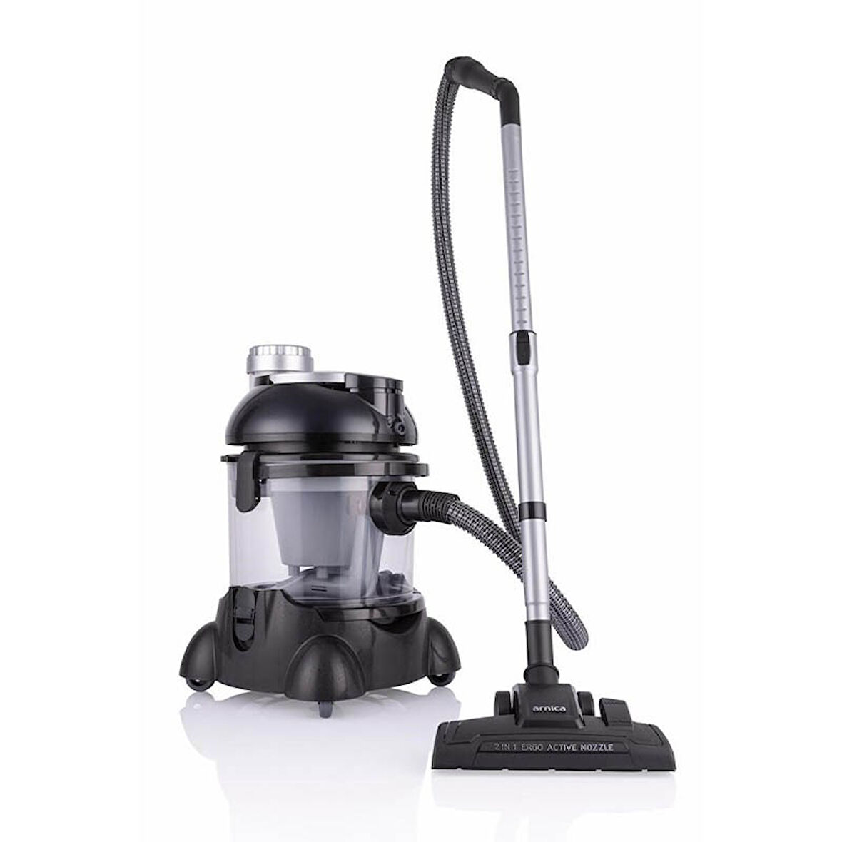 Arnica Hydra Rain Plus 2400 W Halı Yıkama Makinesi Gümüş Siyah