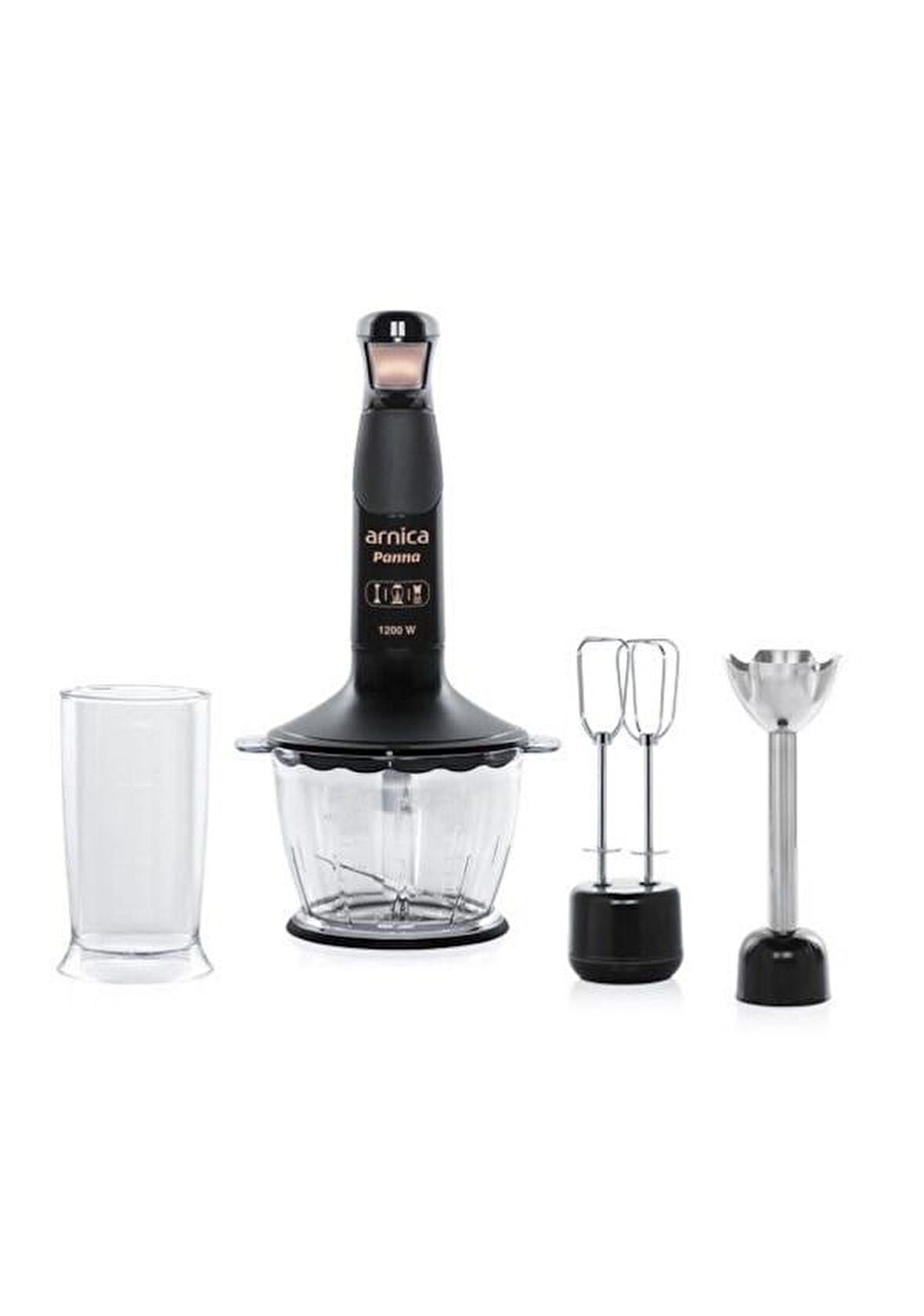 ARNİCA PANNA BLENDER SET SİYAH