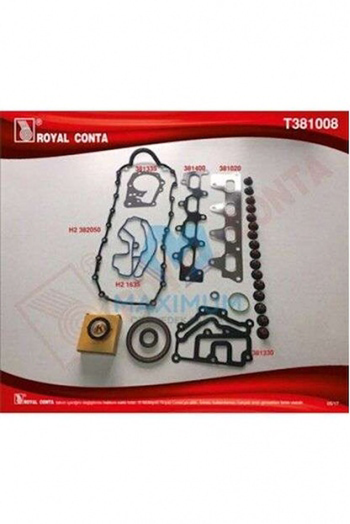 Renault Motor Takım Contası Reinz Keceli Subap Lastıklı Skcsiz Clio Megane Scenic Laguna 1,4 / 1,6 16v K4j K - Royal T381008