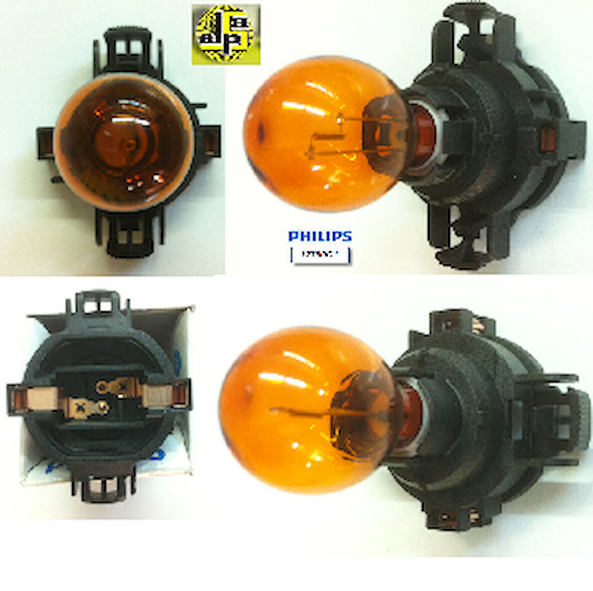 Unıversal Ampul-12v Py24w Amber   Hipervision - Philips-12190nac1