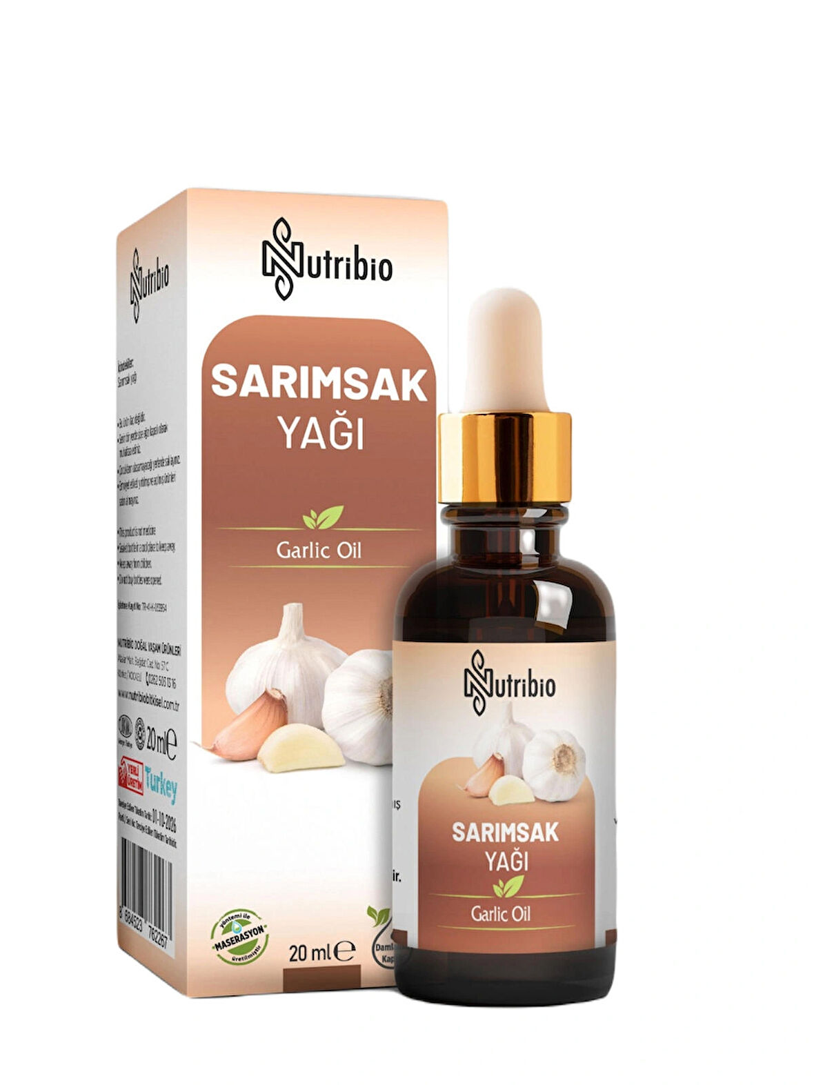 Nutribio Sarımsak Yağı 20 ML