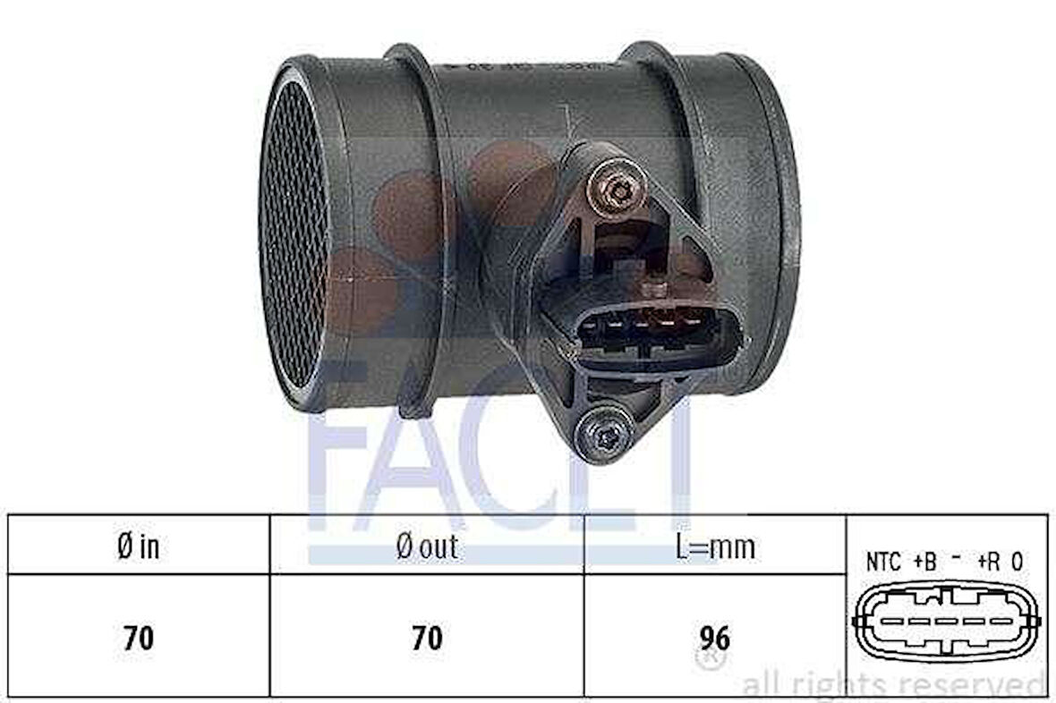 Hyundaı Sensor Hava Akıs Santafe - Sorento - Tucson (debimetre) - Facet 10.1264