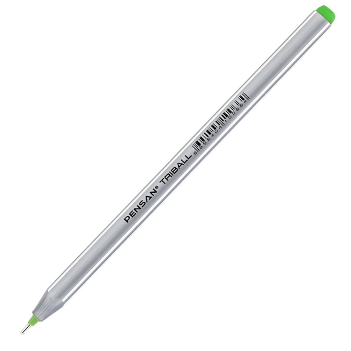 Pensan Tükenmez Kalem Triball 1.0 Mm Bilye Uç Açık Yeşil 12 Li 1003