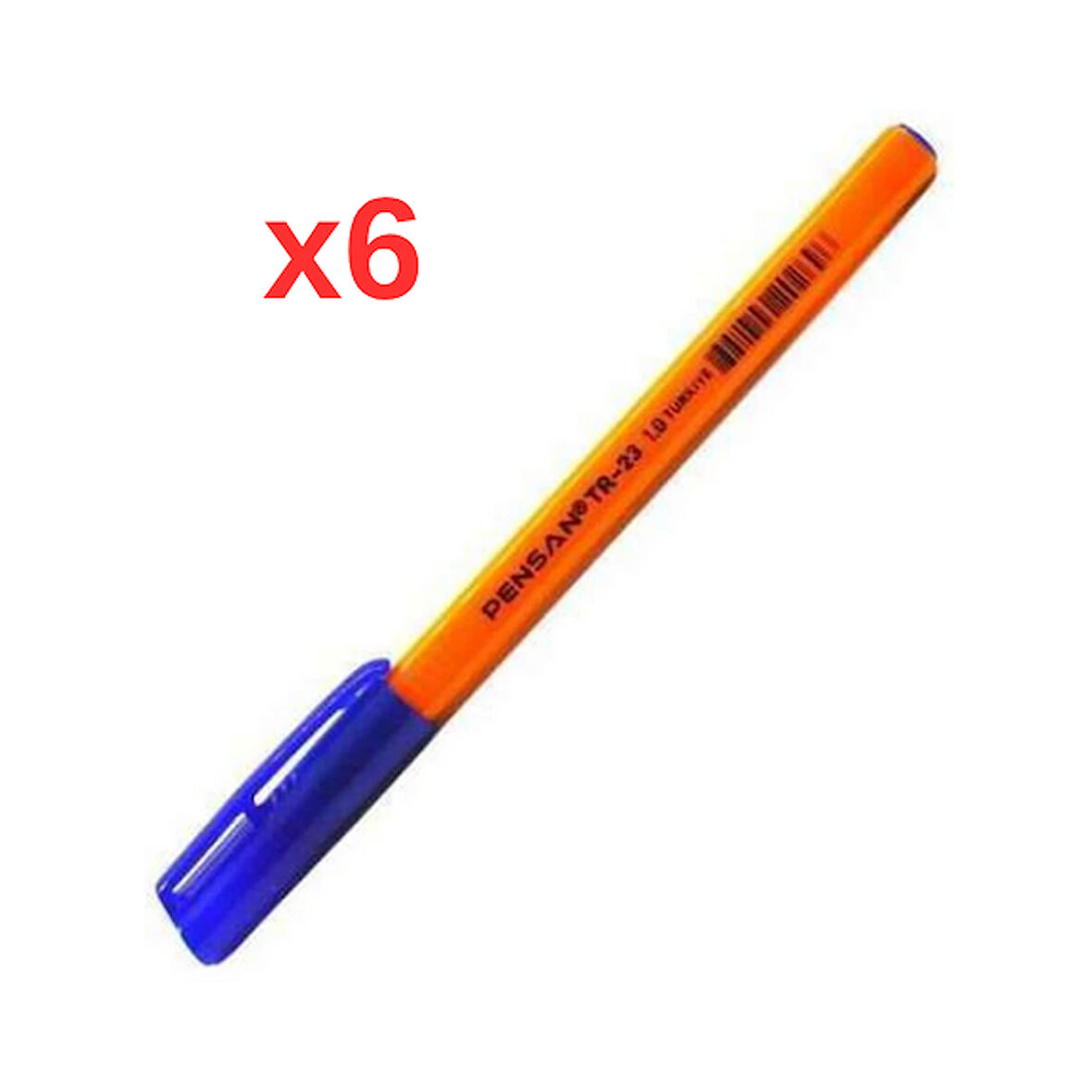 Pensan TR-23 Tükenmez Kalem Mavi 6 Adet