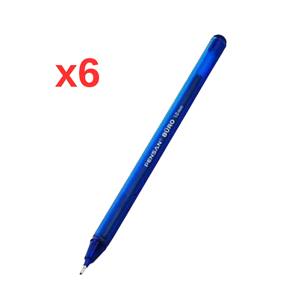 Pensan 2270 Tükenmez Kalem Mavi 6 Adet