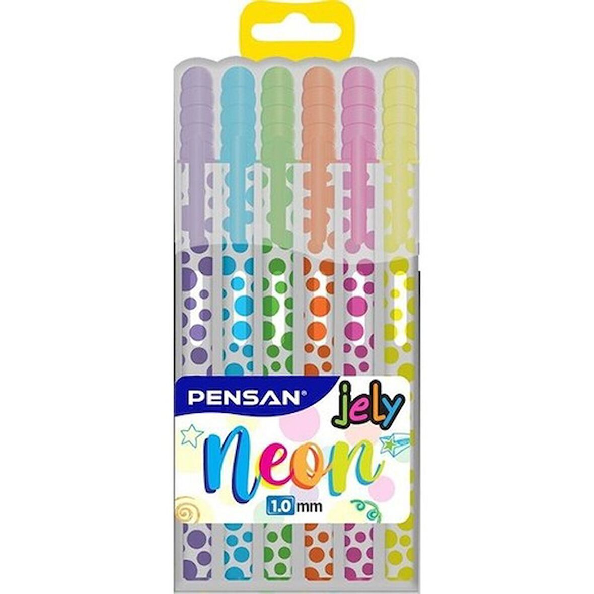 Pensan Neon Jely 1.0 Jel Kalem 6'lı