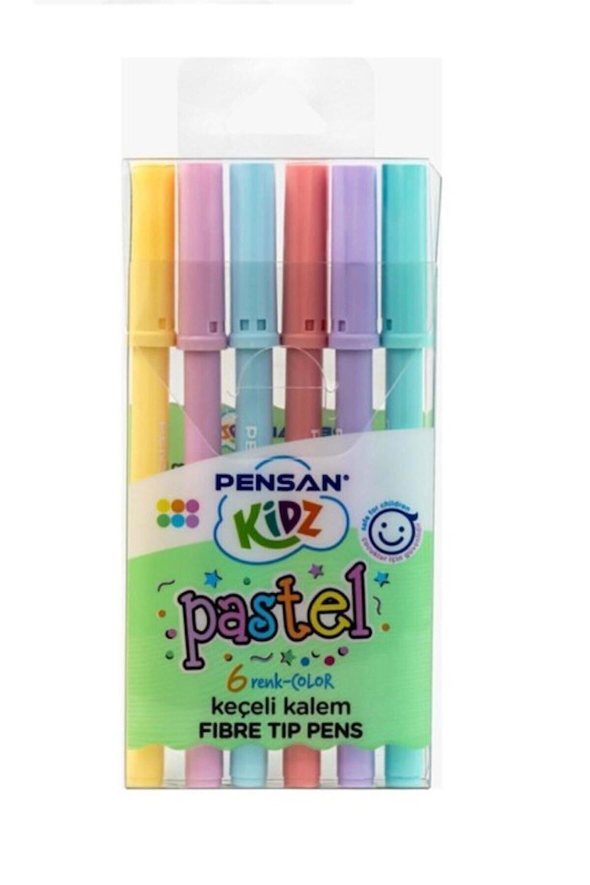 Pensan Keçeli Kalem 6 Lı Pastel Renkler