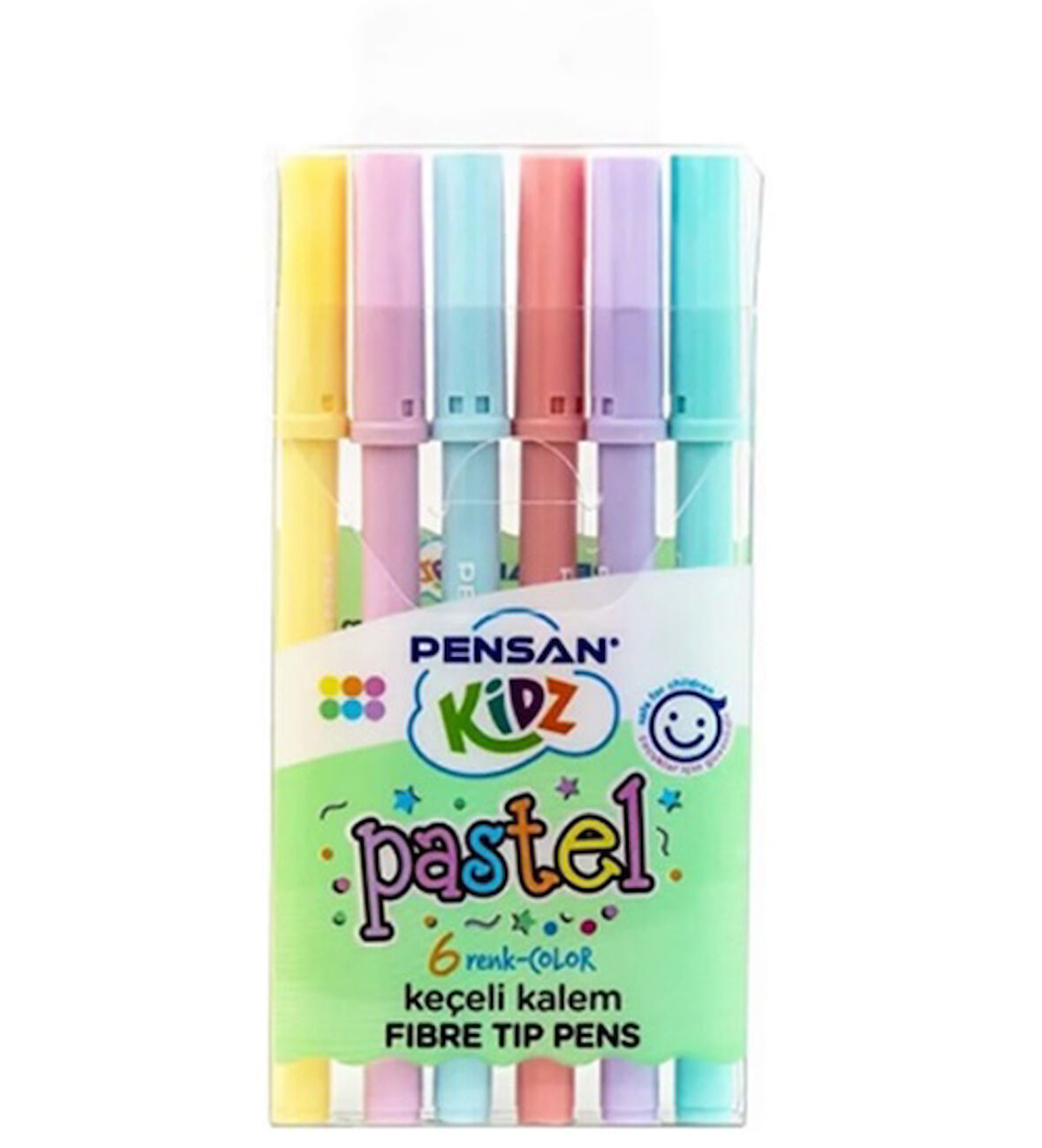Pensan Keçeli Kalem Pastel 6Lı - 2 paket