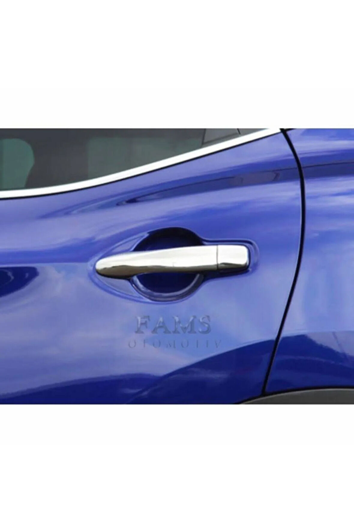 Nissan X-trail Krom Kapı Kolu 4 Kapı 2014 Üzeri P. Çelik Sensörlü uyumlu