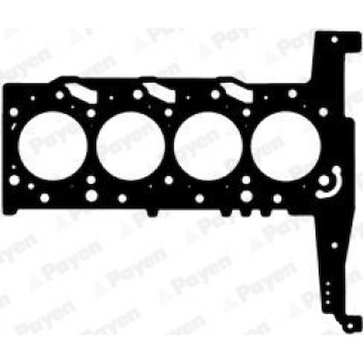 Ford Silindir Kapak Contası (1,20mm 3 Centik) Transıt V184 2,4tdci 00>06 V347 2,4tdci 07>11 Landrover D - Payen Aa5960