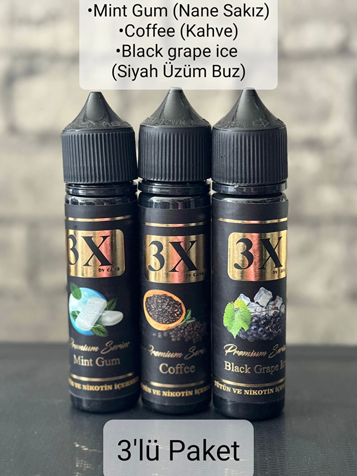 3'lü Avantajlı Paket - Siyah