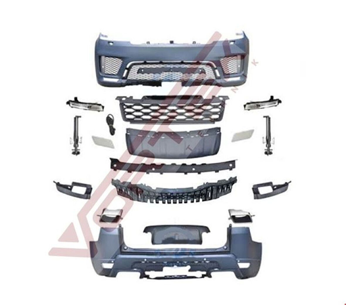 Land Rover Tampon Seti On + Arka Range Sport 19> - Vortex V1905348