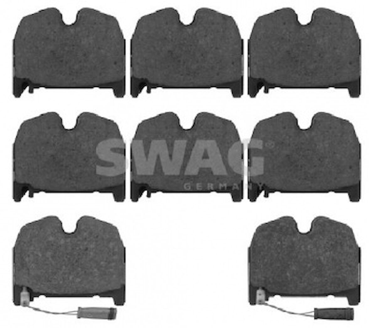Mercedes Fren Balatası On C219 Cls 55 Amg 05>10 W211 E55 Amg 02>08 W220 S65 Amg 01>05 - Swag 10916534