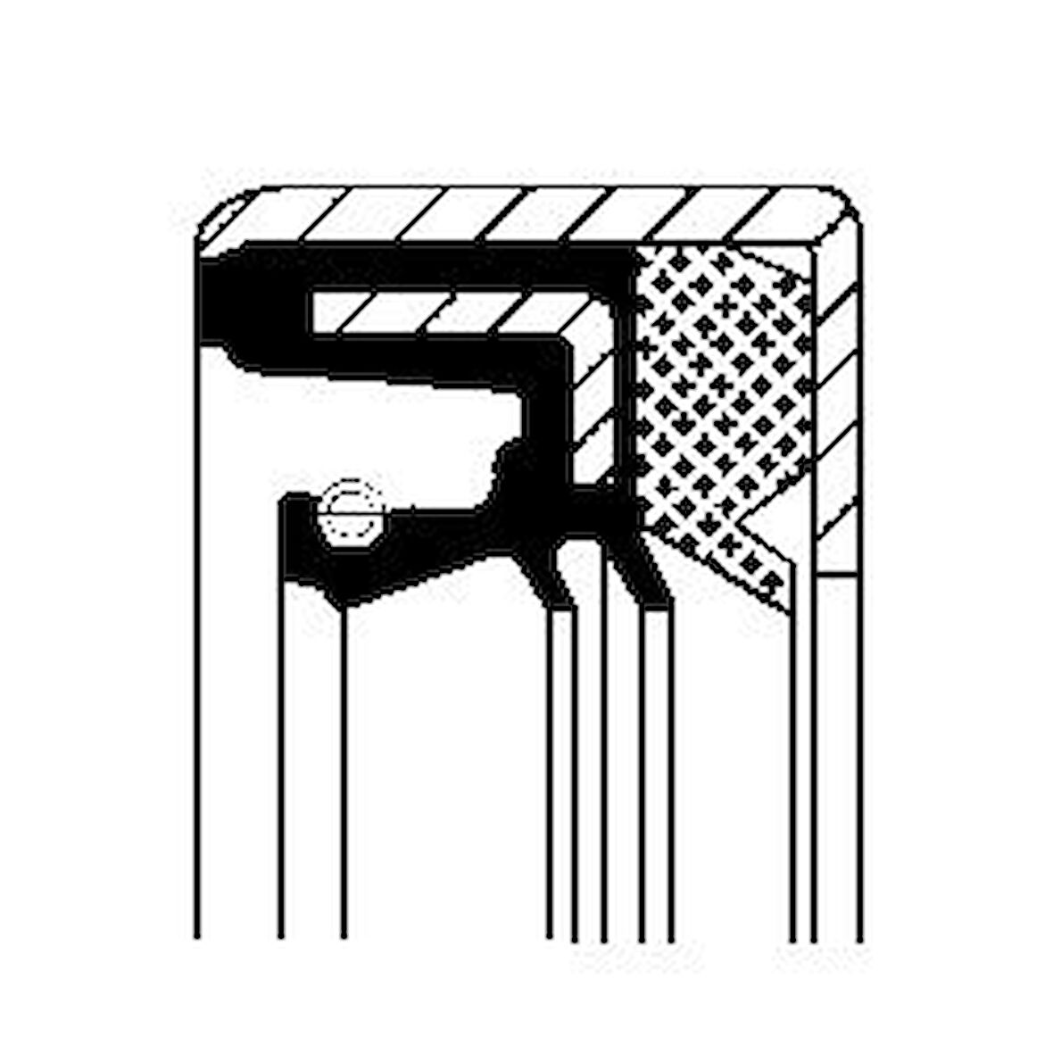 Volvo Truck (12016932b) Yag Kecesi Arka Aks Poyra 140x164x15.5 Volvo Fh12 Fh16 93- - Corteco 82016932