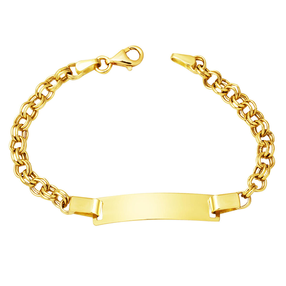 Halkalı 14 Ayar Altın Çocuk Bilekliği