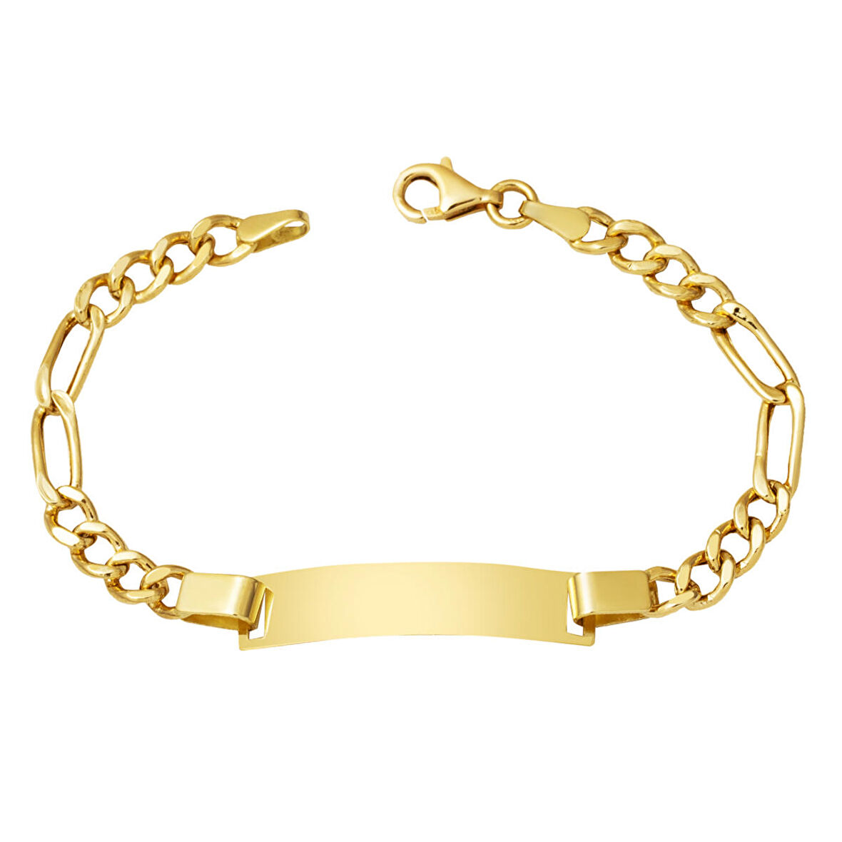 14 Ayar Figaro Zincirli Altın Çocuk Künyesi