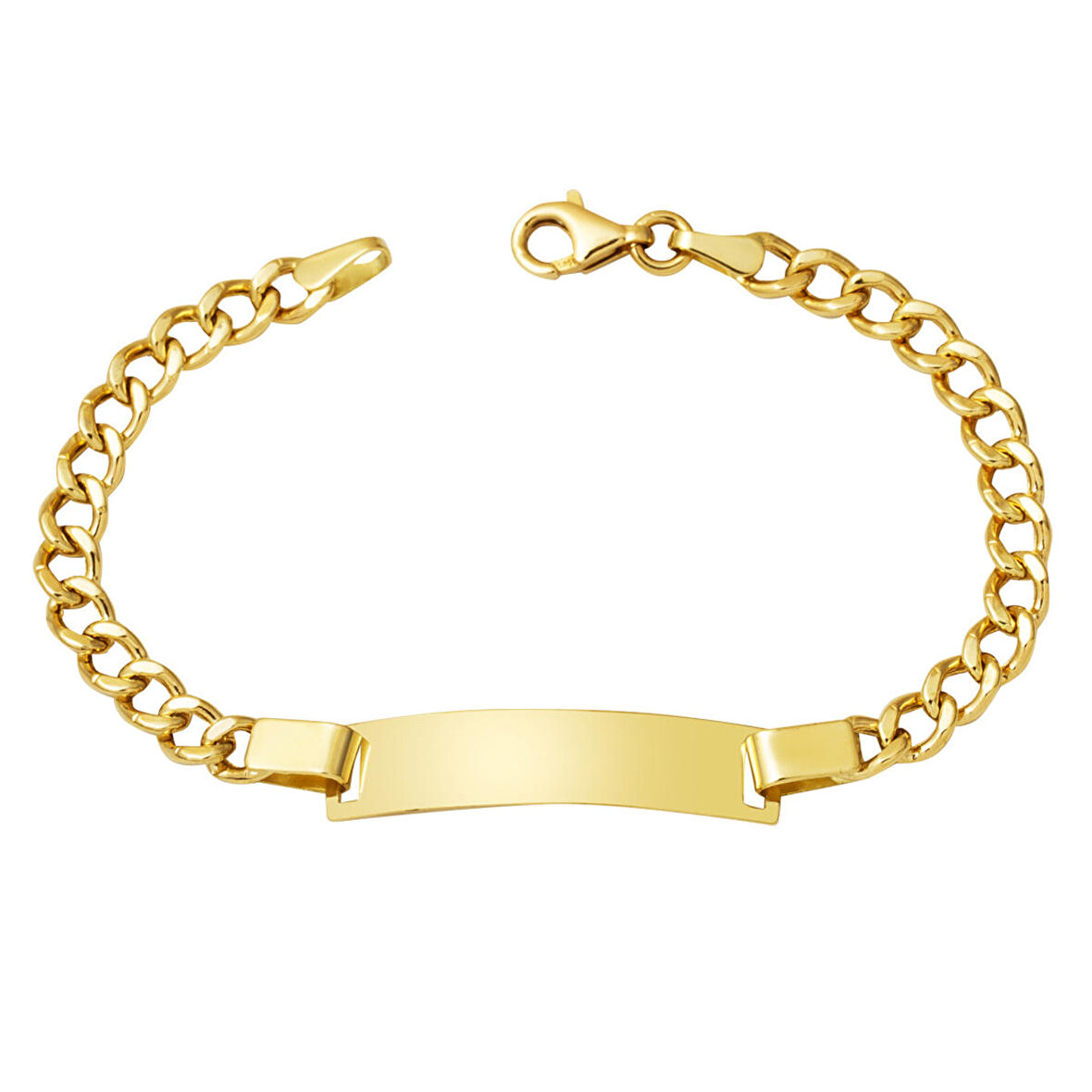 Gurmet Zincirli 14 Ayar Altın Çocuk Künyesi