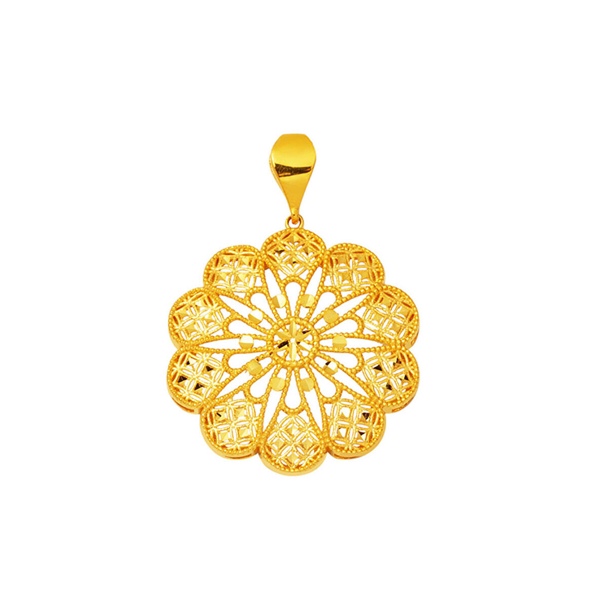 Sırma Madalyon Kolye Ucu 22 Ayar Altın