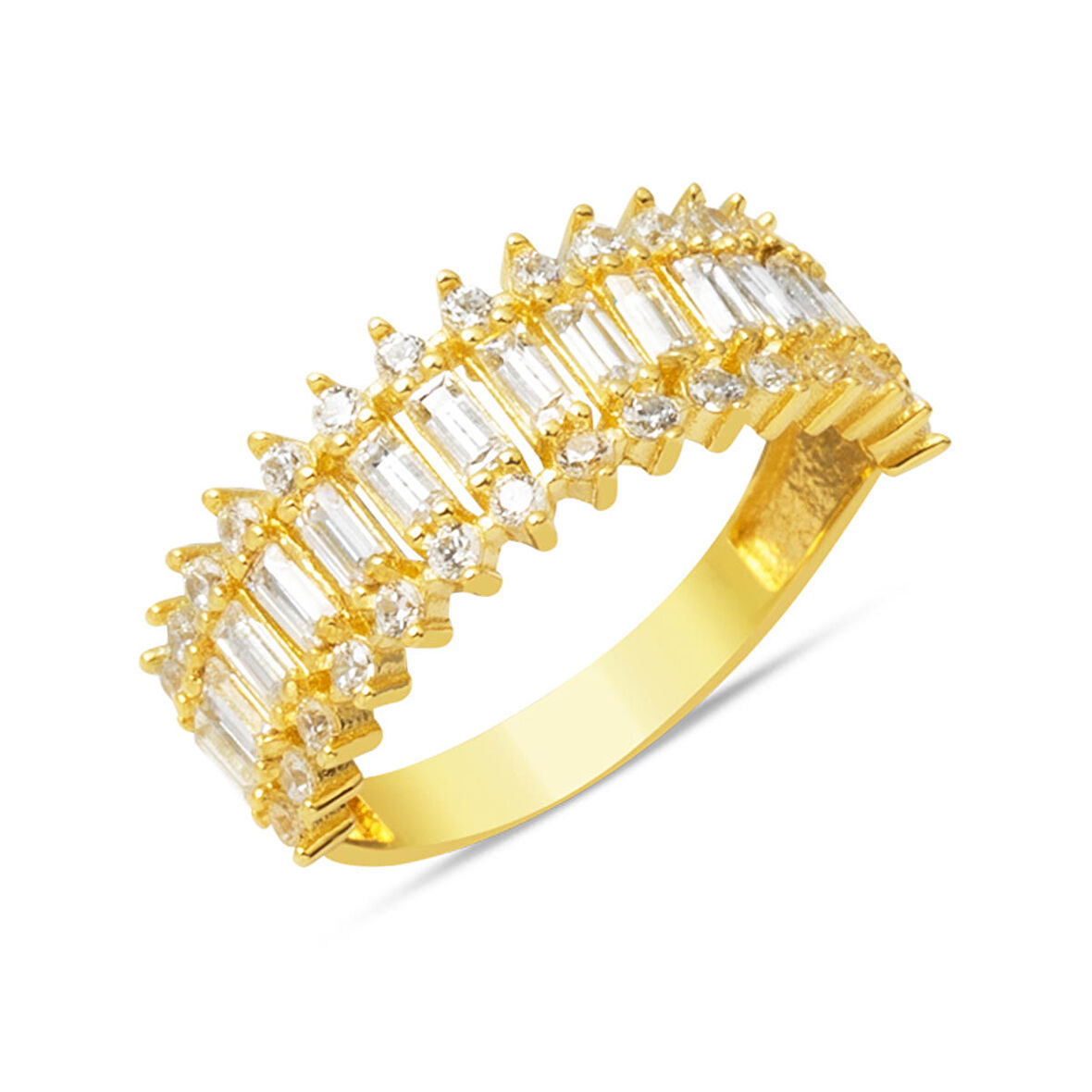 Minimal Baget 14 Ayar Altın Yüzük