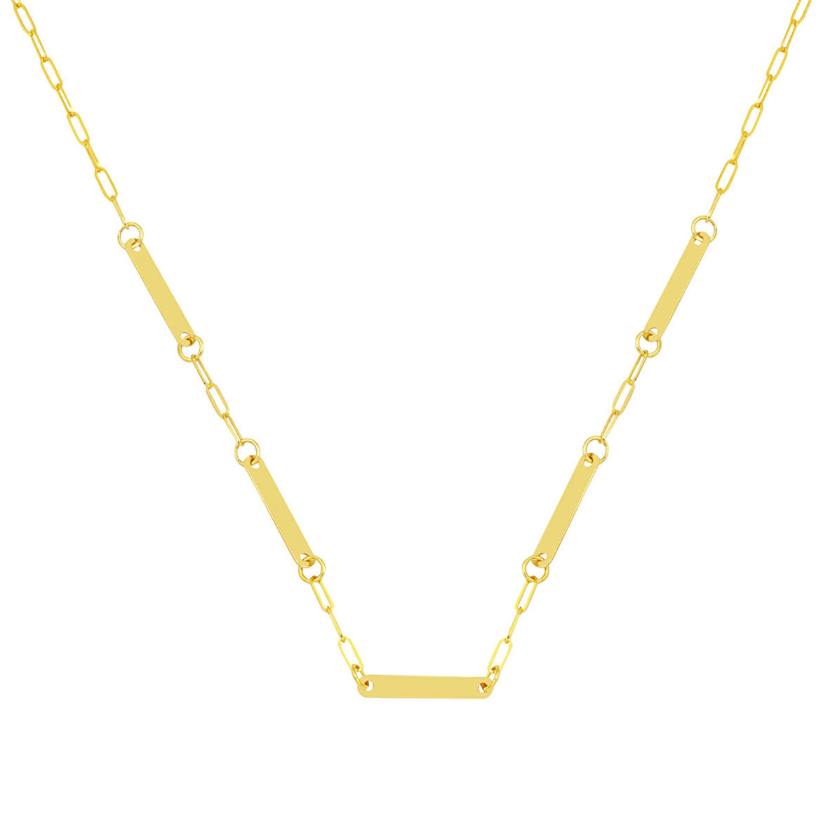 5 İsim Yazılabilen Altın Zincir Kolye 14 Ayar