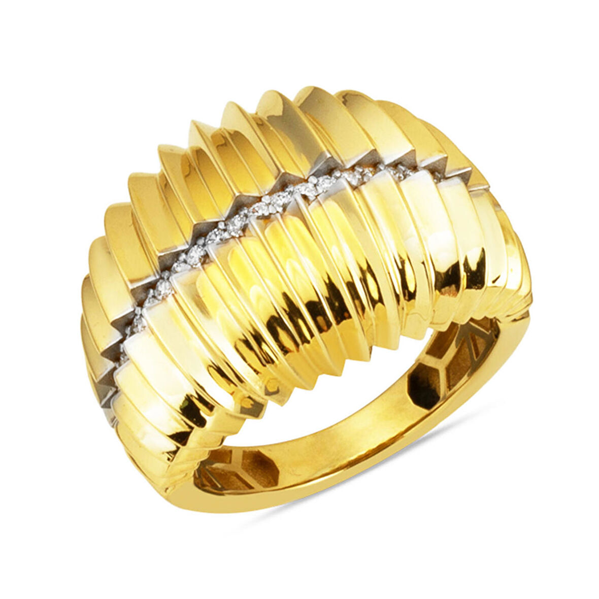 Alora 14 Ayar Altın İtalyan Yüzük