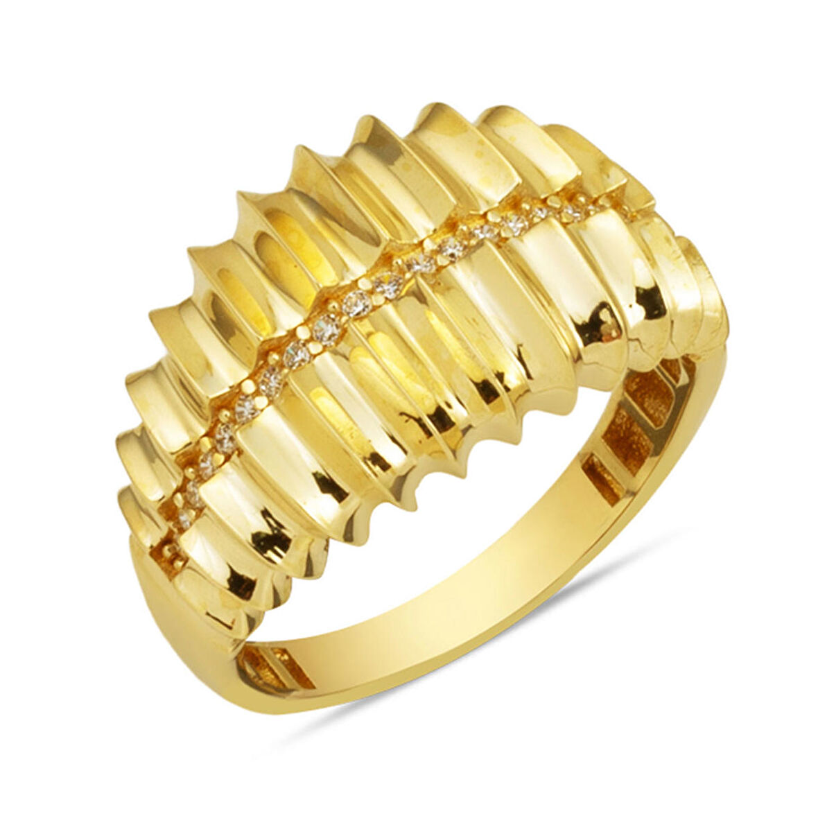 Amora 14 Ayar Altın İtalyan Yüzük