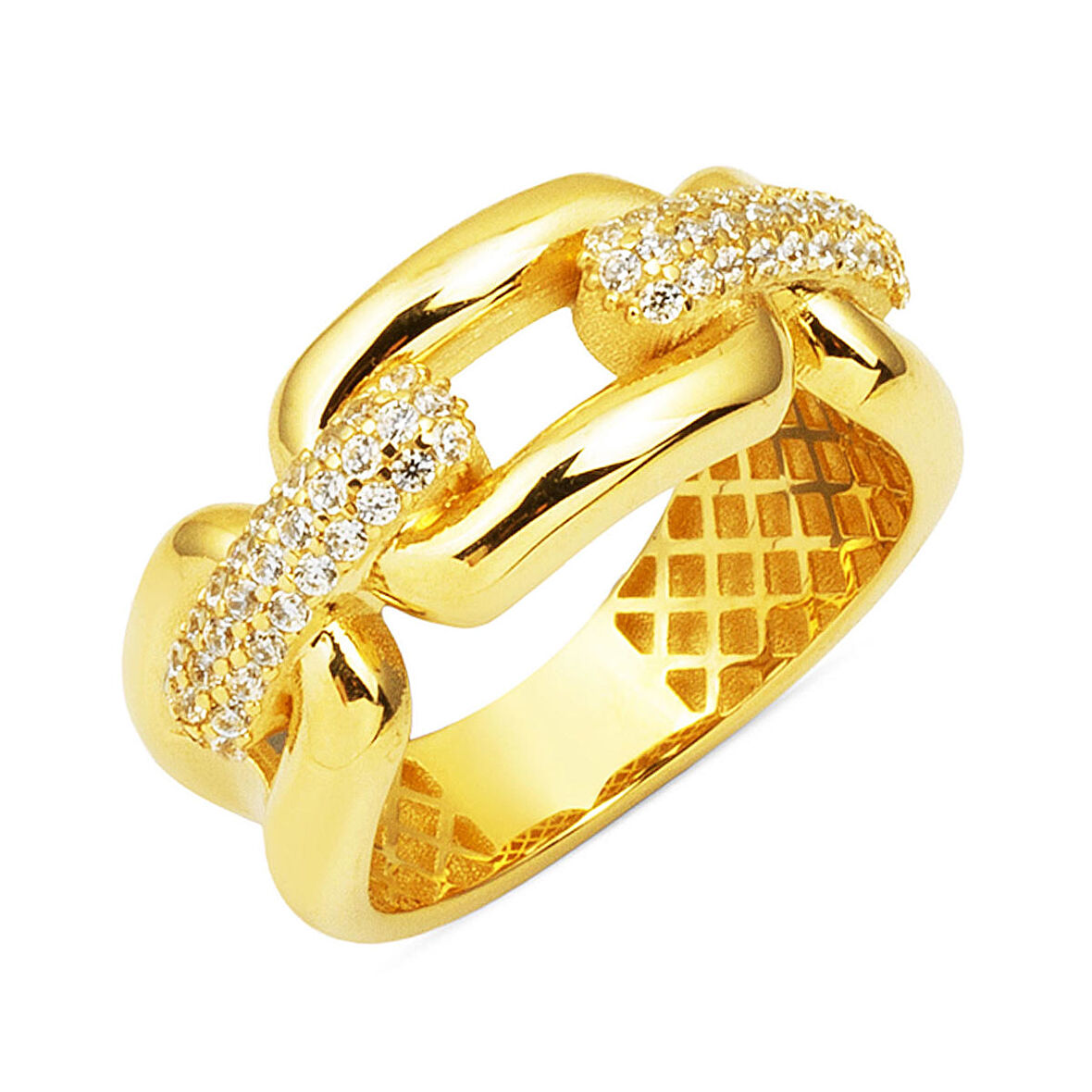 Zincir Model 14 Ayar Altın Yüzük