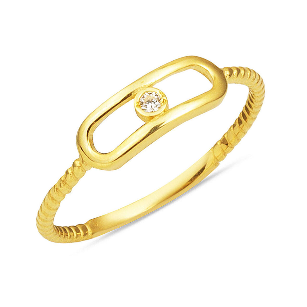 Tiffany Burgu Altın Yüzük