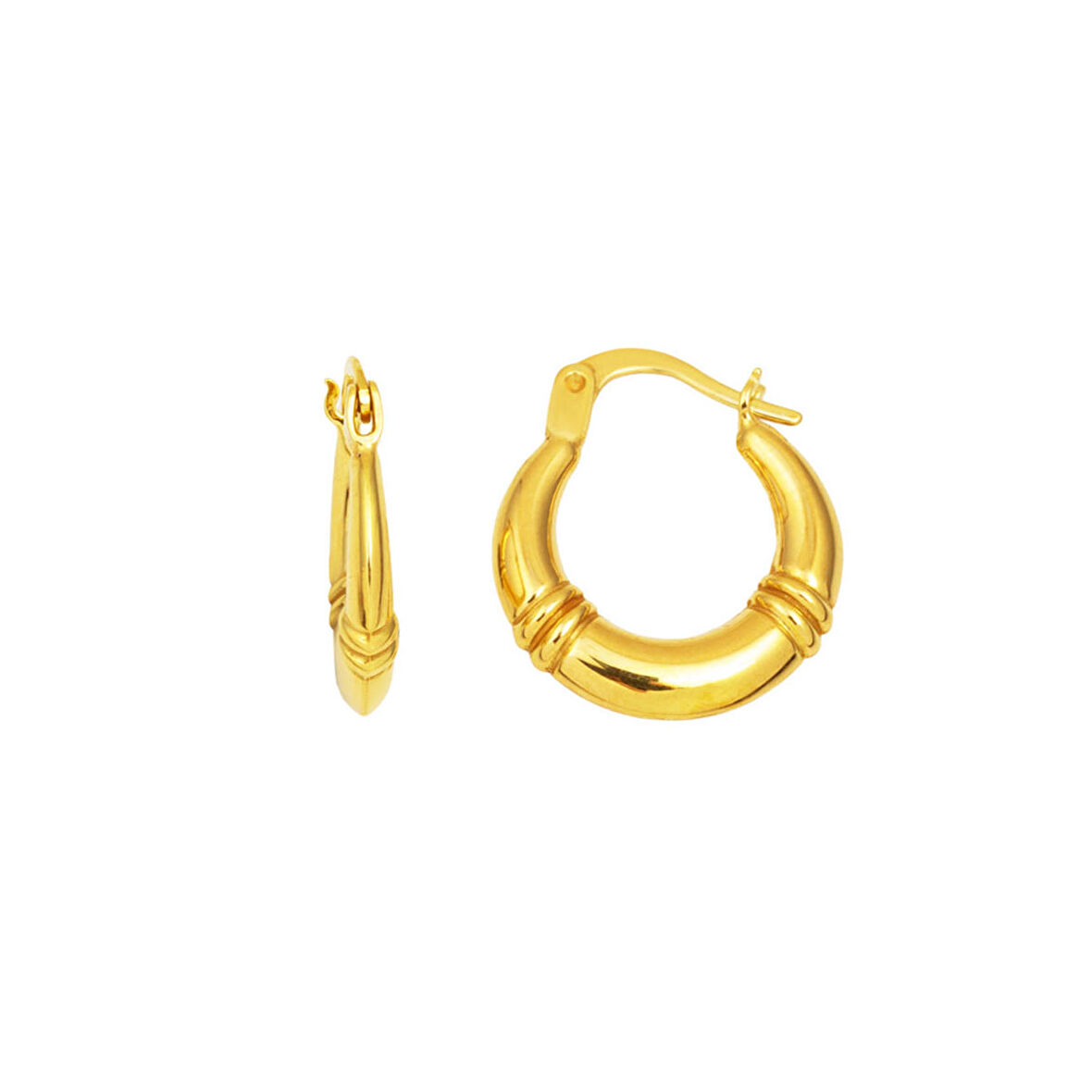 Spor Halka Altın Küpe