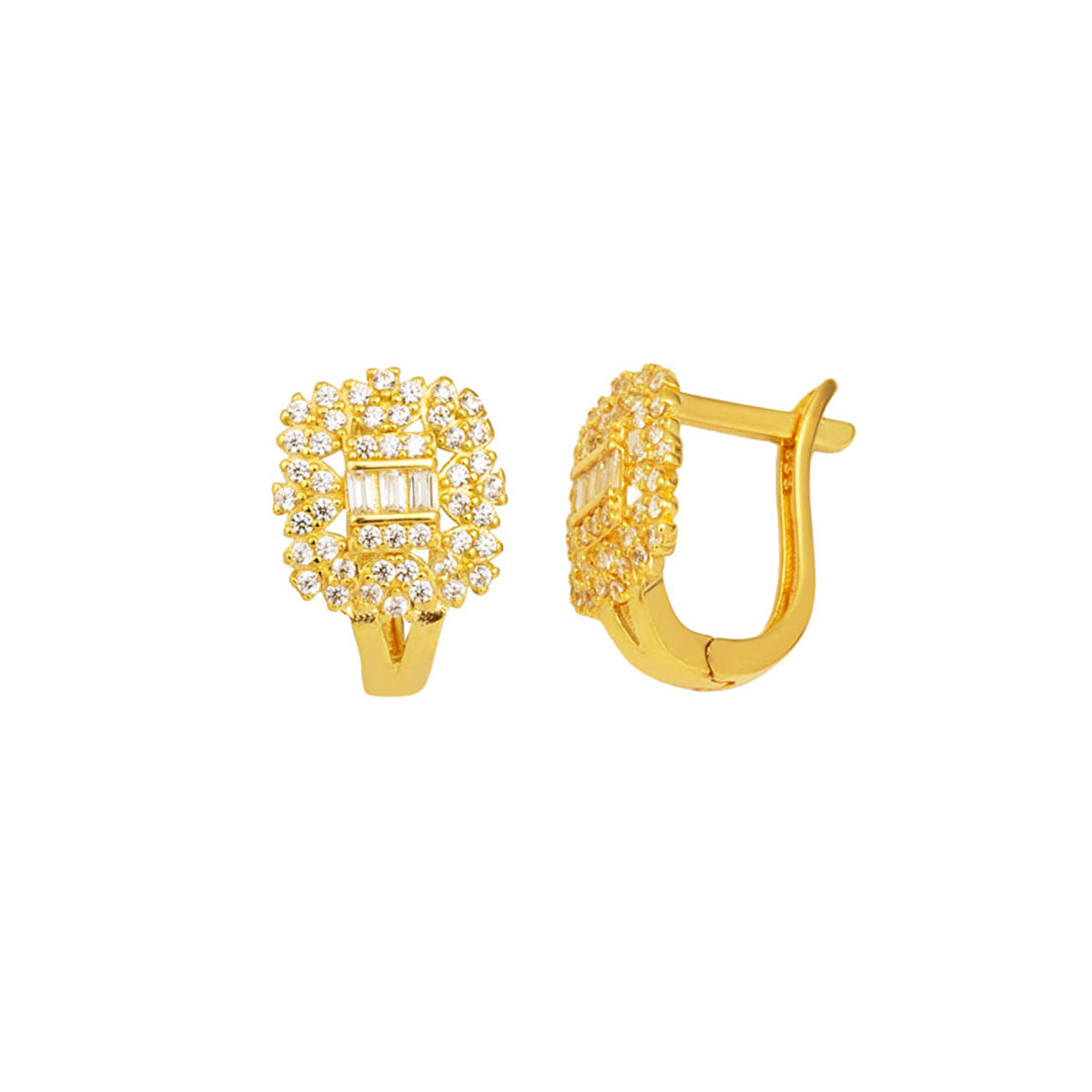 Baget Altın Kadın Küpe