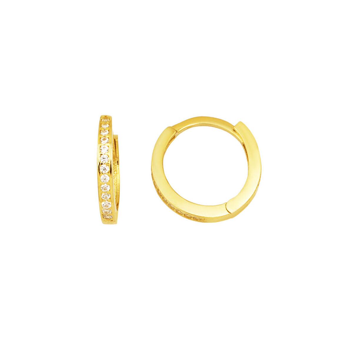 Suyolu Halka Altın Küpe 14 Ayar