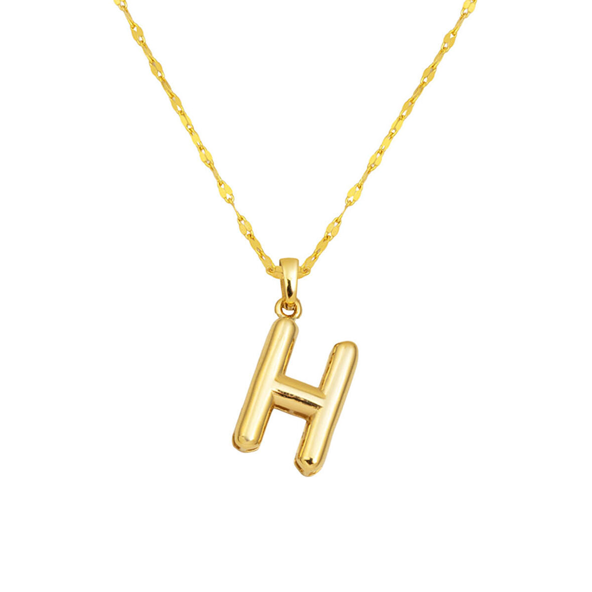 Balon H Harfi Altın Kolye 14 Ayar