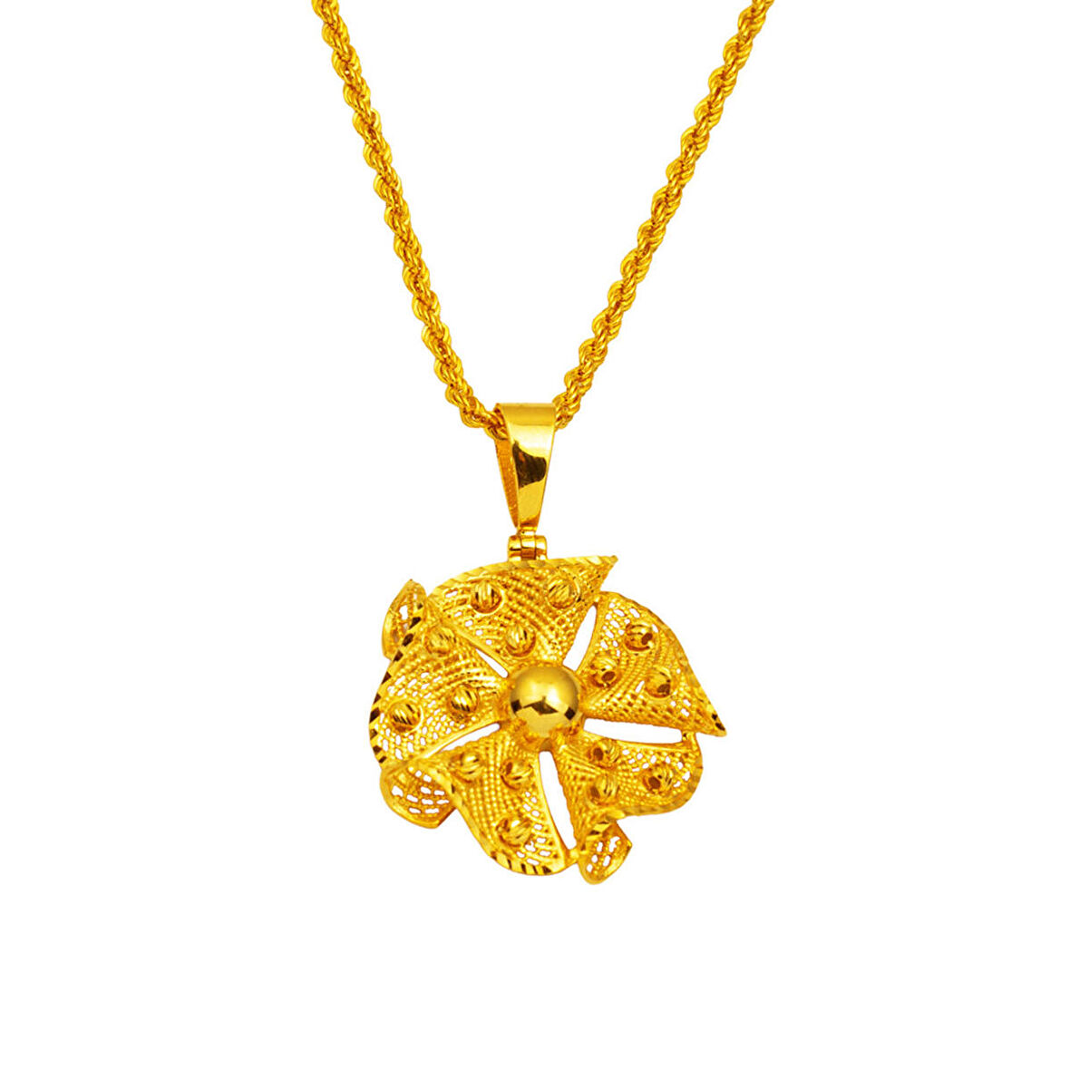 Dorikalı Telkari 14 Ayar Altın Kolye