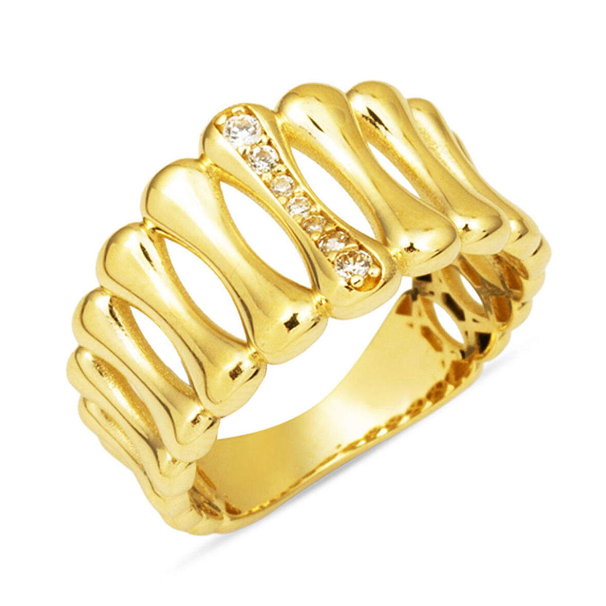 Mercan Altın Yüzük 14 Ayar