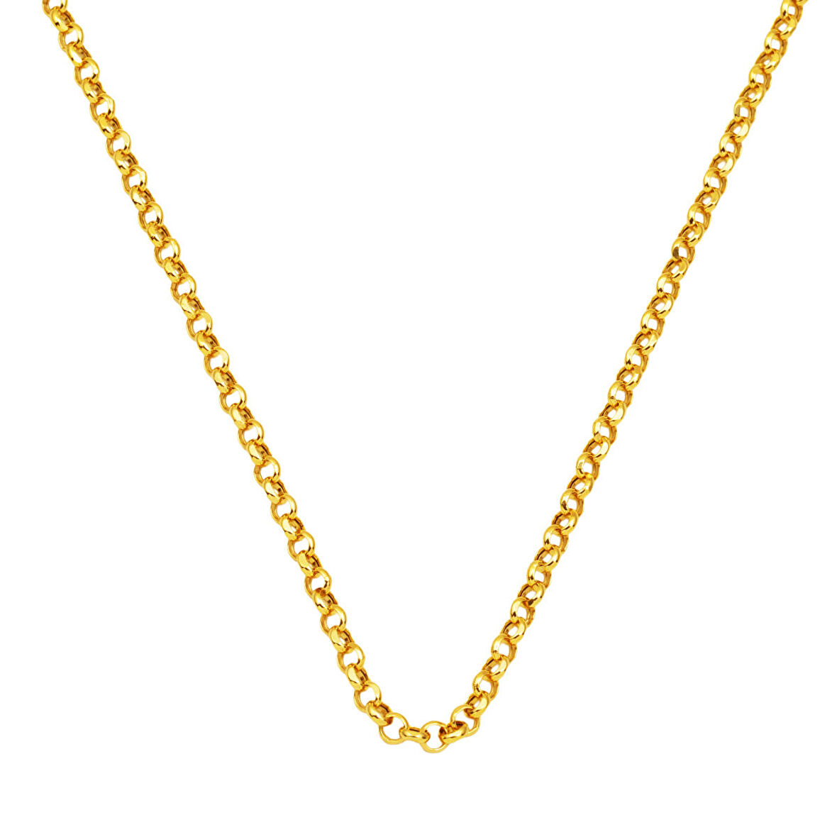 Doc Halkalı Altın Zincir 55 cm.