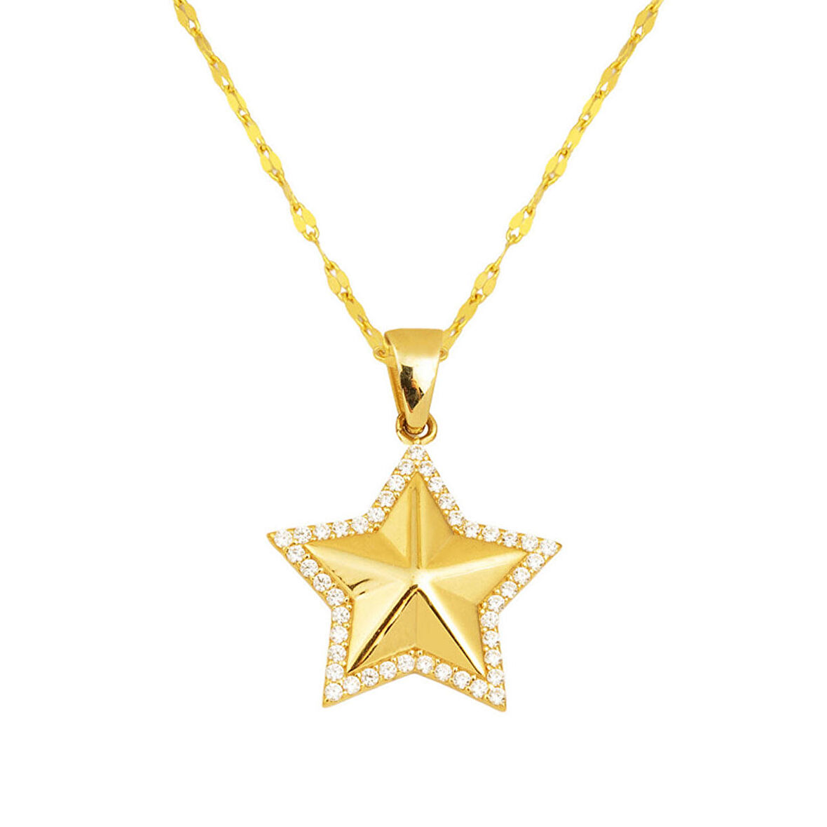 Deniz Yıldızı 14 Ayar Altın Kolye