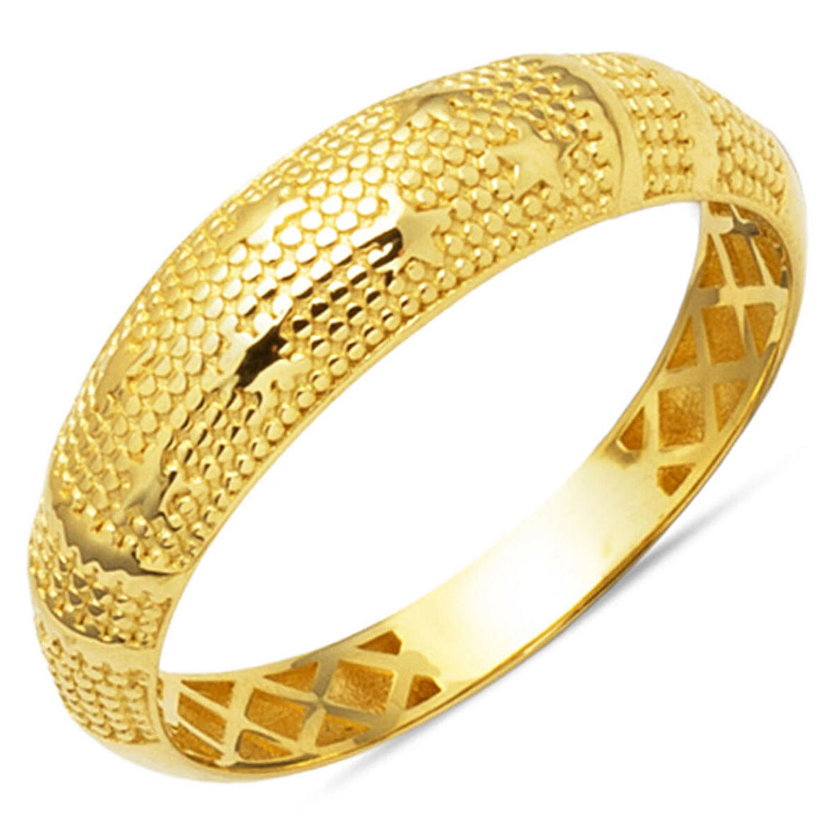 Hitit 14 Ayar Altın Taşsız Yüzük