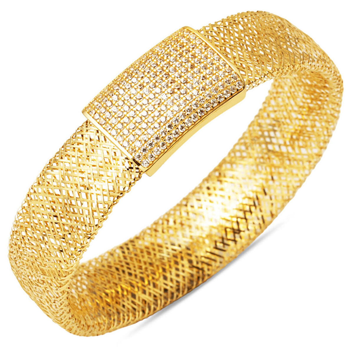 İtalyan Hasırı 14 Ayar Altın Bileklik