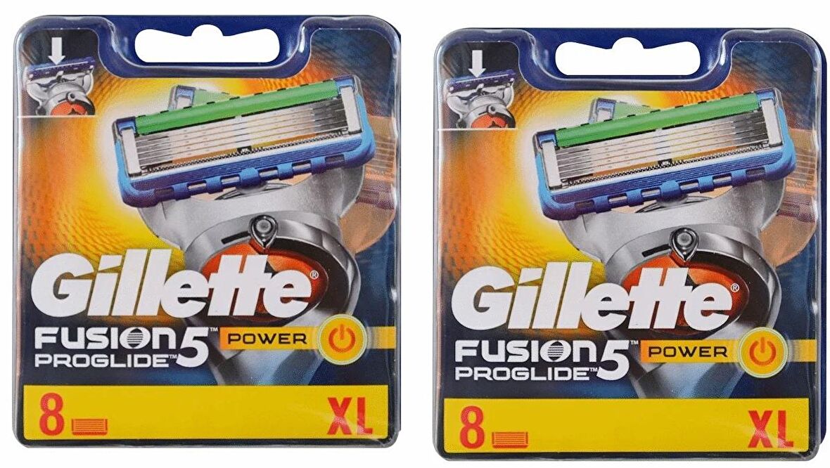Gillette Fusion Proglide Power 8'li Yedek Tıraş Bıçağı X 2 ADET