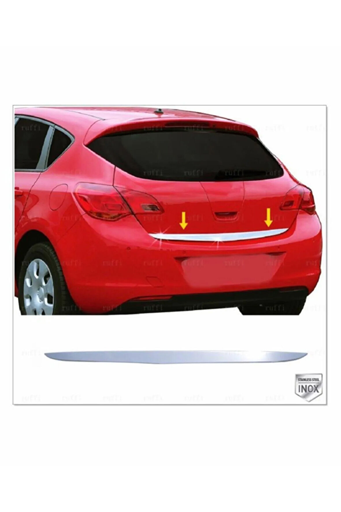 Opel Astra J Krom Bagaj Alt Çıtası 2010-2015 Arası P.çelik (hb)