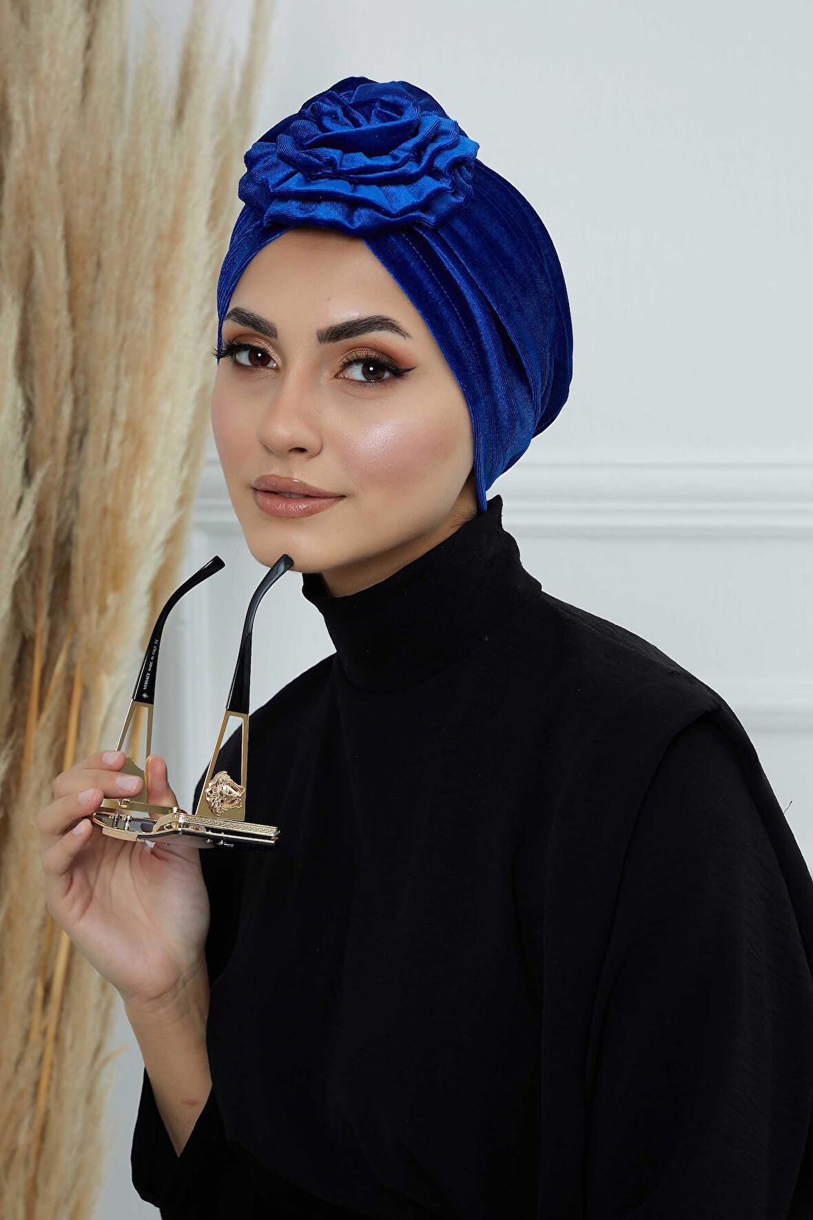 Güllü Kadife Bone,B-21KD