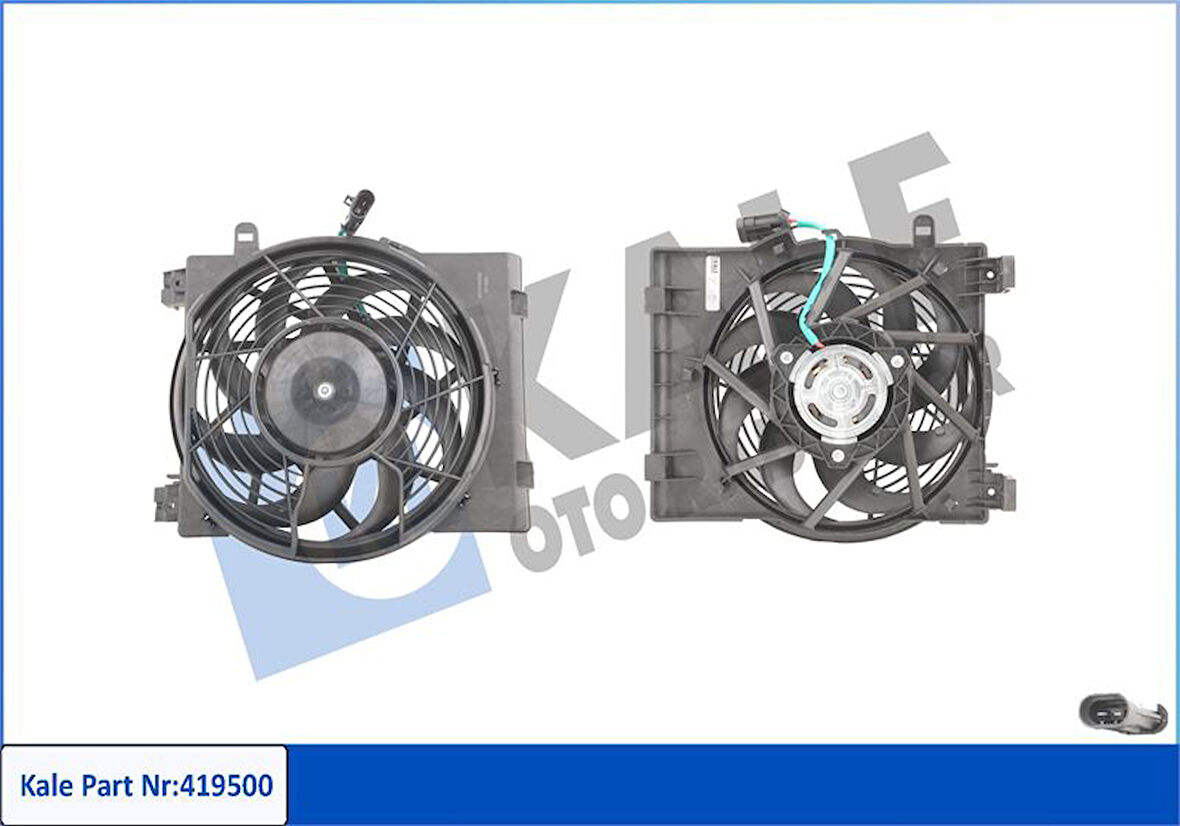 Opel Fan Motoru Komple Davlumbazlı Opel Combo / Corsa C 170w 294mm - Kale 419500
