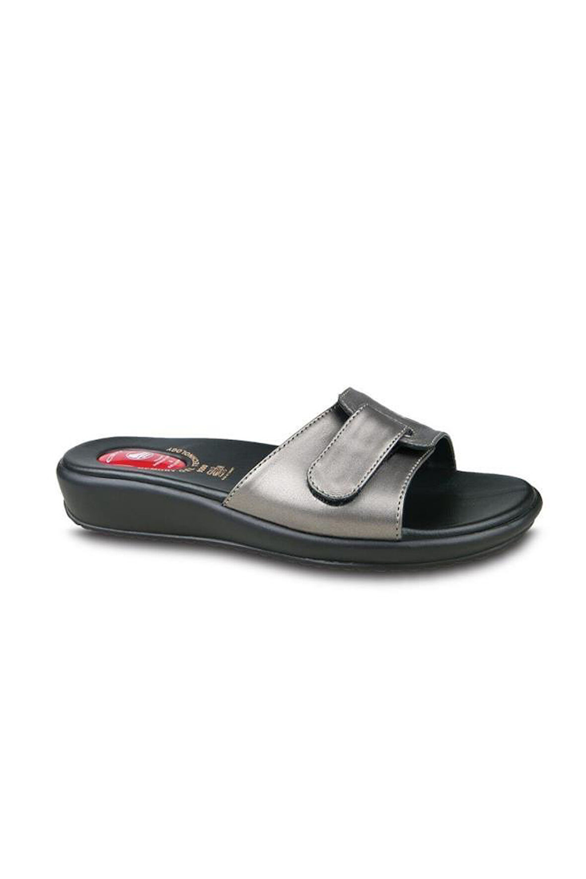 Ceyo 9200-12 Topuk Jelli Kadın Terlik Platin 36-40 