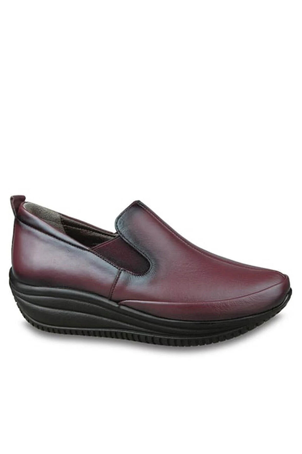 Ceyo 005-2 Kadın Comfort ayakkabı - Bordo